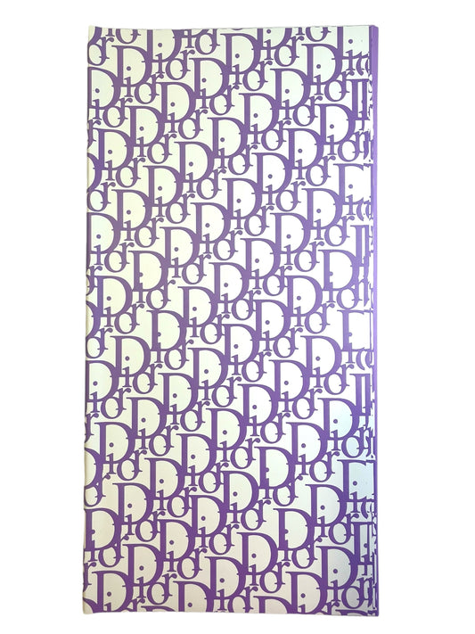 Floral Wrapping Paper Purple D