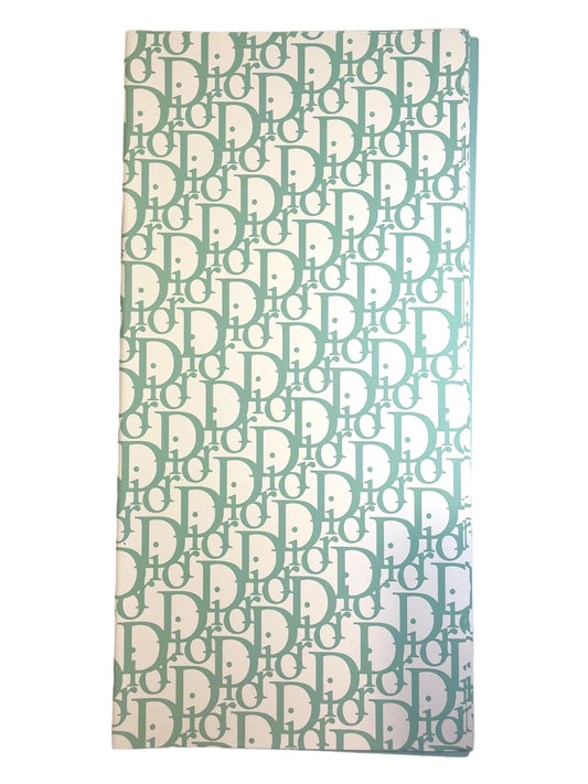 Floral Wrapping Paper Mint D