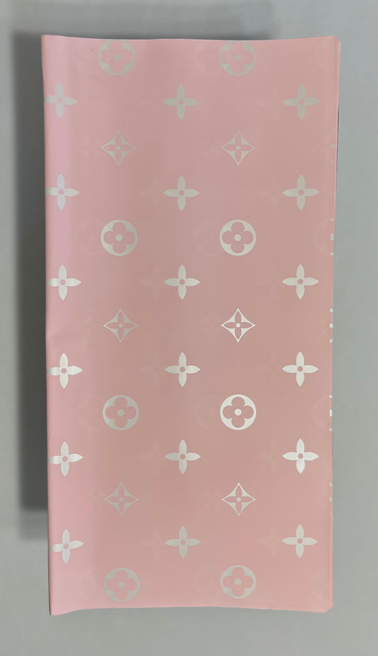 Floral Wrapping Paper L Pink