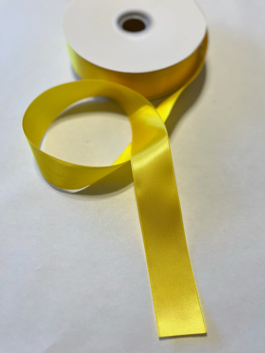 Double Sided Yellow Ribbon 100 Yds.